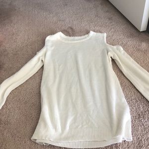 women’s white sweater